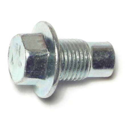 Midwest Fastener 1/2"-20 Zinc Plated Steel Dog Point Oil Pan Drain Plugs 3PK 69363